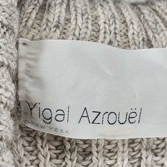 Yigal Azrouel Women's Open Front Shawl Collar Ribbed Cardigan - M - Picture 4 of 8